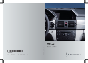 2012 Mercedes Benz GLK COMAND Operator Instruction Manual